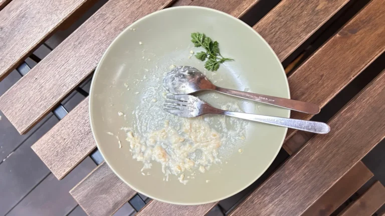 empty dinner plate